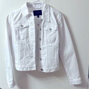 White denim jacket
